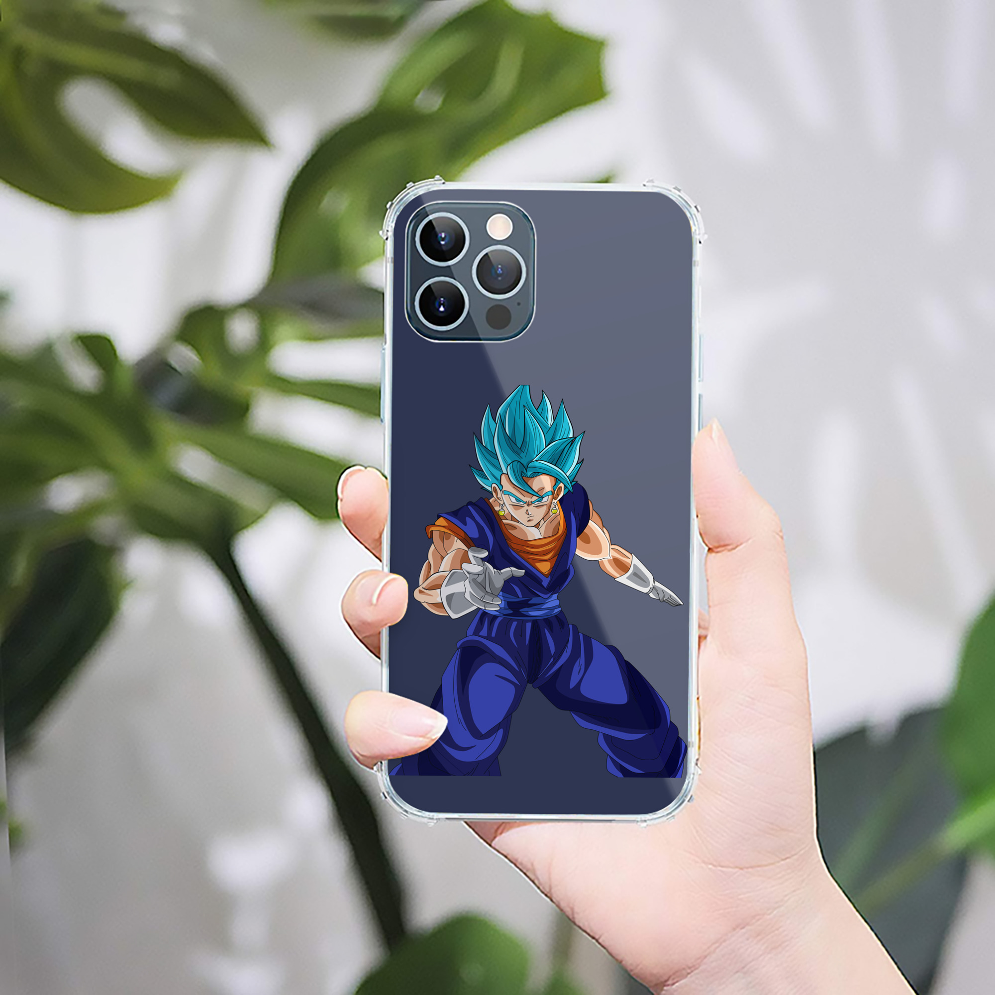 （画像用） ドラゴンボール ベジット DRAGON BALL Vegetto 【iPhone 12シリーズ対応】透明スマホケース（クリアソフトケース）